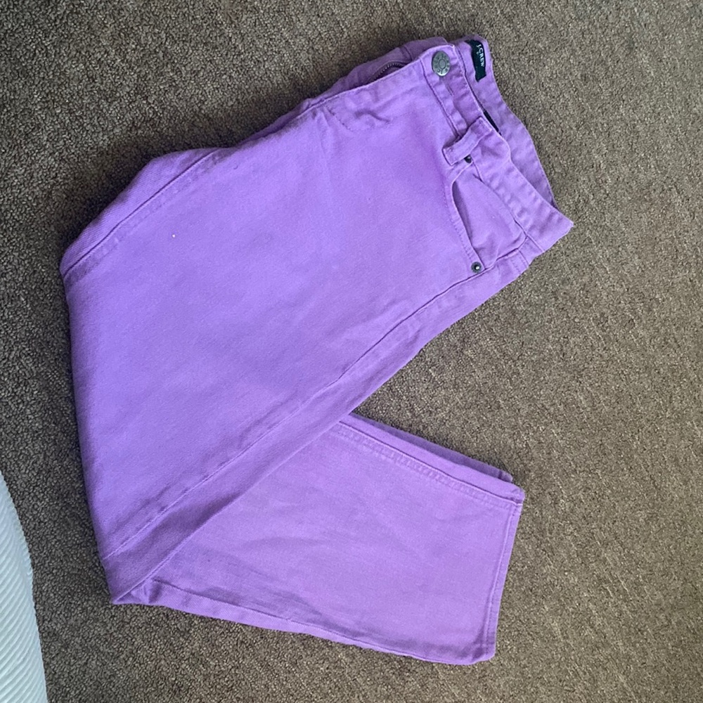 Very lightly used JCrew Purple Jeans